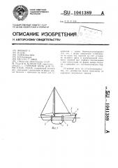 Съемный киль для туристских лодок (патент 1041389)