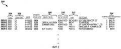 Отображение множества областей заголовков строк и столбцов в сводной таблице (патент 2540843)