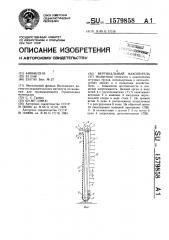 Вертикальный накопитель (патент 1579858)