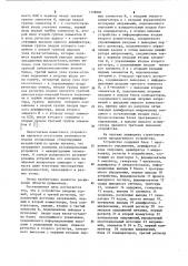 Устройство для формирования входных воздействий в системе программного контроля (патент 1138803)