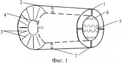 Устройство уменьшения эффективной площади рассеяния полости канала двигателя летательного аппарата (патент 2369530)