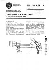 Устройство для подачи деталей (патент 1013203)