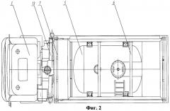Спецавтомобиль для транспортирования и временного хранения жидких радиоактивных отходов (патент 2446962)