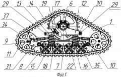Шасси полугусеничное сменное (патент 2497707)