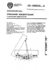 Механизм опрокидывания платформы транспортного средства (патент 1060516)