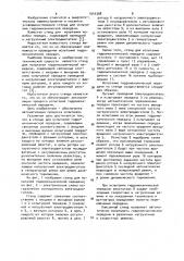 Стенд для испытания гидромеханической передачи (патент 1043398)