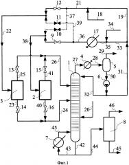 Устройство для алкилирования изобутана олефинами на твердом катализаторе (патент 2622294)