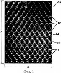 Двухслойная структура для поглощающих изделий (патент 2369407)