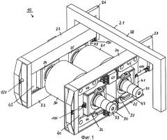 Вальцовый пресс с двумя подвижными валками (патент 2490132)