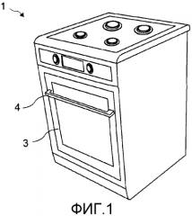 Духовой шкаф, в котором воздух выпускается из ручки дверцы (патент 2505750)