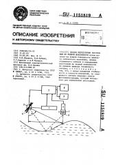 Способ определения расстояний до водной поверхности (патент 1151819)