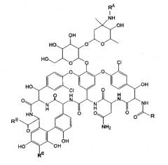 Мономерные производные гликопептидного антибиотика (патент 2424248)
