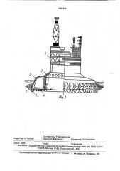 Морская льдоустойчивая стационарная платформа (патент 1682465)