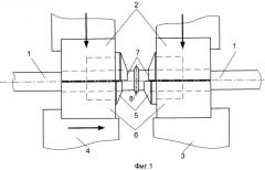 Способ контактной стыковой сварки оплавлением изделий круглого сечения с последующим удалением грата (патент 2467848)