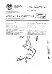 Устройство для орошения мест выхода спиц (патент 1683709)