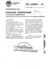 Нерегулируемый водосброс замкнутого поперечного сечения (патент 1258940)