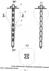 Свая забивная железобетонная для химического закрепления рыхлых песков и способ закрепления грунта, окружающего тело сваи (патент 2492293)