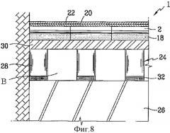 Система отопления плавающей структуры, включающая панель отопления, имеющую круглый или эллиптический внутренний канал для жидкости (патент 2315243)