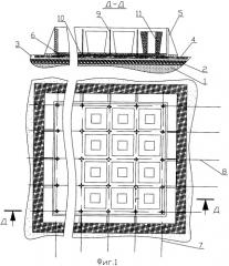 Способ возведения фундаментной плиты рамной конструкции (патент 2379424)