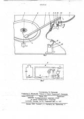 Автостоп электропроигрывающего устройства (патент 690549)