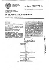 Самоподъемный кран (патент 1720992)