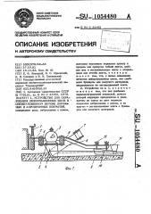 Устройство для образования деформационных швов в свежеуложенном бетоне дорожных и аэродромных покрытий (патент 1054480)