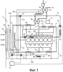 Система для двигателя внутреннего сгорания с наддувом (патент 2449137)