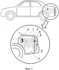 Автотранспортное средство с защитой от воздействия внешнего электромагнитного излучения (патент 2626448)