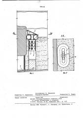 Устройство для образования вертикальной полости в твердеющем закладочном массиве (патент 989104)