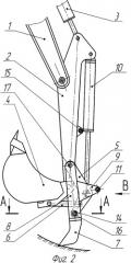 Рабочее оборудование гидравлического экскаватора (патент 2509843)