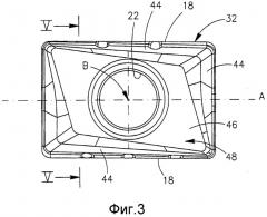Режущая пластина, имеющая режущие кромки с углубленными участками (патент 2542037)