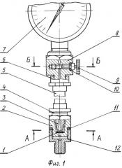 Компрессометр с беспружинным клапаном (патент 2268459)