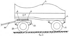 Двухосный прицеп (патент 2284942)
