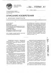Стойка сновального валика шлихтовальной машины (патент 1737041)