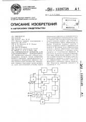Сигнализатор дефектов для ультразвукового дефектоскопа (патент 1320738)