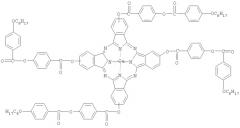 Тетра-4-({4 -[(4"-октилоксибензоил)окси]бензоил}окси)фталоцианин меди (патент 2313545)