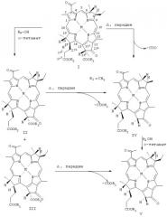 Способ трансэтерификации для получения синтетического производного хлорофилла или бактериохлорофилла (патент 2250905)