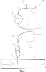 Устройство для определения количества жидкости в пробе газа (патент 2422804)