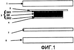 Электрод электрохимических электроуправляемых устройств (патент 2411560)