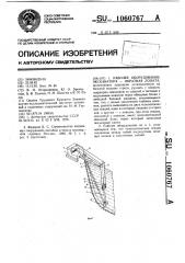 Рабочее оборудование экскаватора-обратная лопата (патент 1060767)