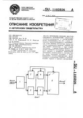 Приемник команд дистанционного управления (патент 1105926)