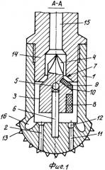 Коронка для бурения скважин в газоносных пластах (патент 2479707)