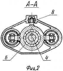 Аксиально-поршневой двигатель с противоположно движущимися поршнями (патент 2268366)