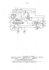 Гидропривод подач силового узла металлорежущего станка (патент 775413)