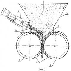 Пресс валковый для брикетирования полидисперсных сыпучих материалов (патент 2450930)
