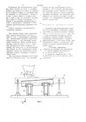 Устройство для предотвращенияпорезов ленты конвейера (патент 814825)