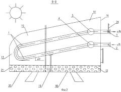 Солнечный водонагреватель (патент 2267716)