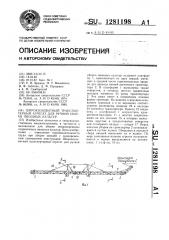 Широкозахватный транспортерный агрегат для ручной уборки овощных культур (патент 1281198)