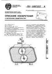Устройство для смешивания шоколадных масс (патент 1097257)