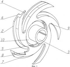 Рабочее колесо ступени погружного центробежного насоса (патент 2376500)